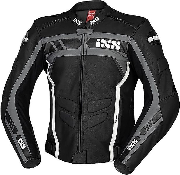 IXS Motorradjacke Sport RS-600 1.0 Motorrad Lederjacke Rückenprotektor enth günstig online kaufen
