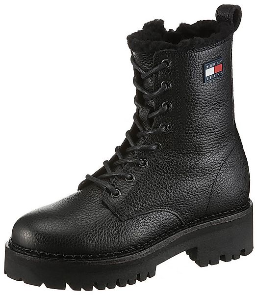 Tommy Jeans TJW URBAN LACEUP BOOT WL Winterboots, Blockabsatz, Schnürboots, günstig online kaufen