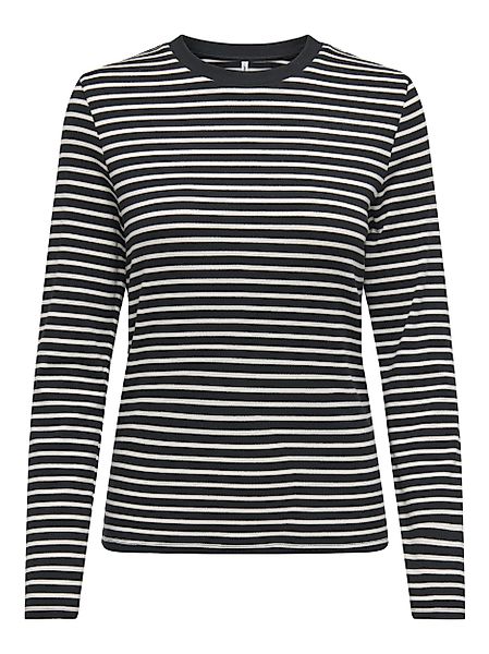 ONLY Blusenshirt ONLLYON L/S O-NECK TOP günstig online kaufen
