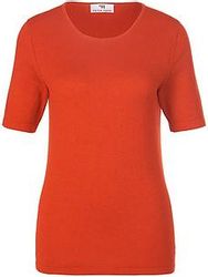 Rundhals-Pullover aus Seide Kaschmir Peter Hahn Seide/Kaschmir orange günstig online kaufen