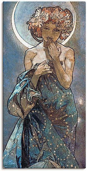 Artland Wandbild "Sterne Der Mond 1902" Frau 1 Stk. tlg. als Alubild, Outdo günstig online kaufen