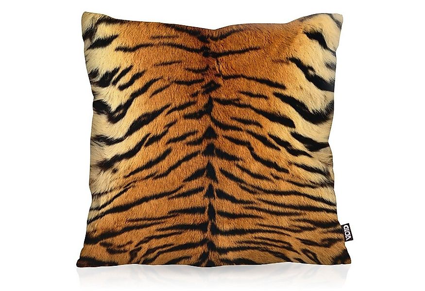 VOID Kissenbezug, Tiger Outdoor Indoor Druck Wildkatze fell Katze raubtier günstig online kaufen