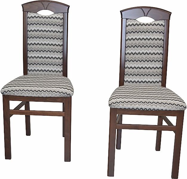 HOFMANN LIVING AND MORE 4-Fußstuhl "Polsterstuhl", (Set), 2 St., Polyester günstig online kaufen