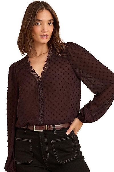 Love & Roses Langarmbluse Love & Roses Langärmelige Spitzenbluse, Petite (1 günstig online kaufen