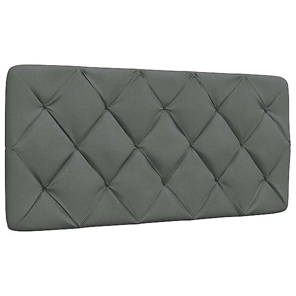 vidaXL Kopfteil Kopfteil-Kissen Dunkelgrau 100 cm günstig online kaufen