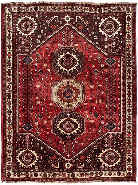 morgenland Wollteppich »Shiraz Medaillon 265 x 170 cm«, rechteckig, Unikat günstig online kaufen