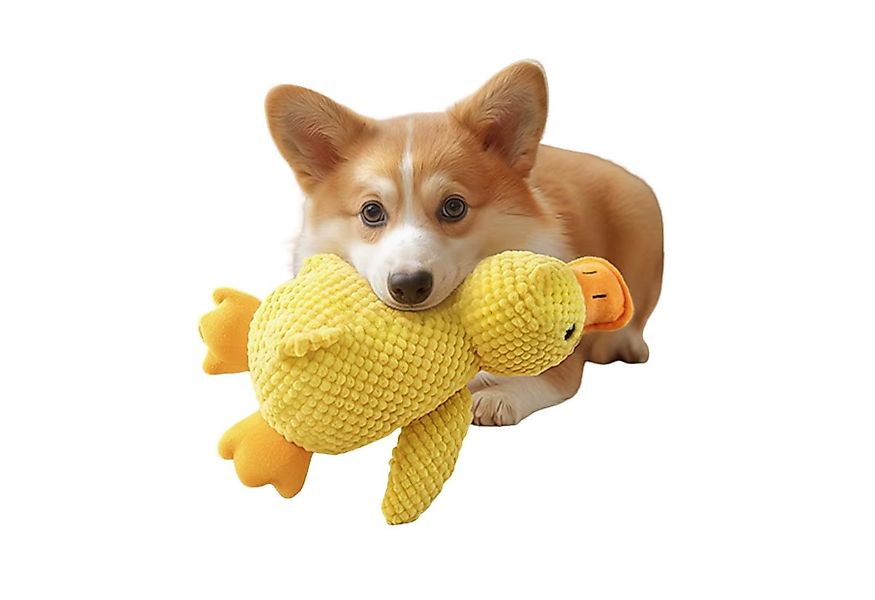 HS.SUPPLY Tierkuscheltier Quietschendes Hundespielzeug Ente – weiches Hunde günstig online kaufen