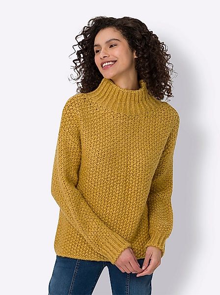 heine Strickpullover Pullover Langarm Effektgarn, Grobstrick, Struktur günstig online kaufen