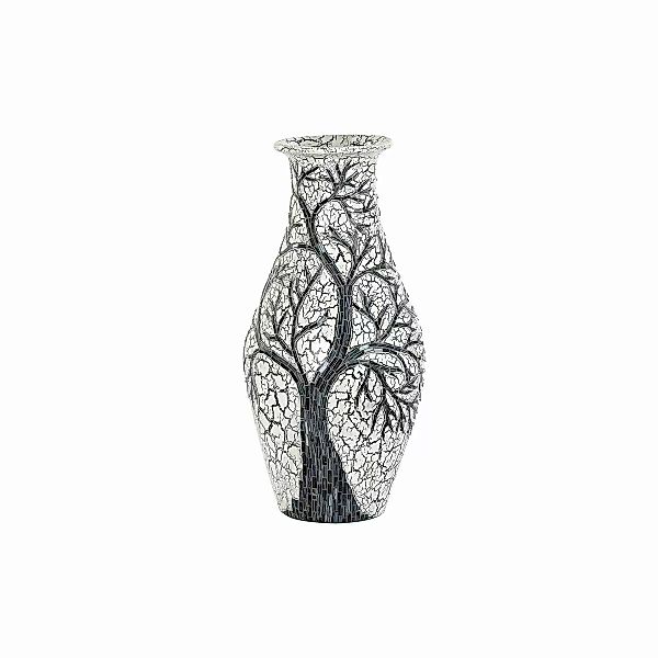 Vase Dkd Home Decor Baum Kristall Schwarz Terrakotta Weiß (29 X 29 X 60 Cm) günstig online kaufen
