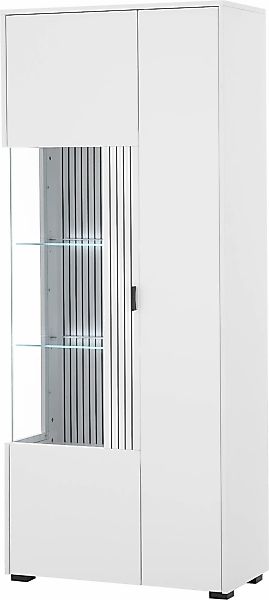 INOSIGN Vitrine "Hudson, Stauraumvitrine", in moderner Trendfarbe, Griffe a günstig online kaufen
