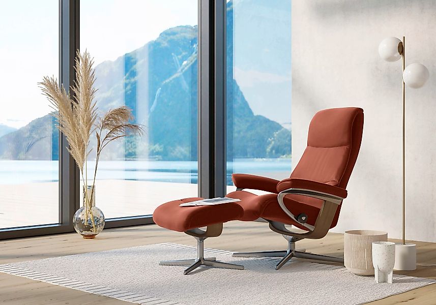 Stressless® Relaxsessel »View«, (Set, Relaxsessel mit Hocker), mit Hocker, günstig online kaufen