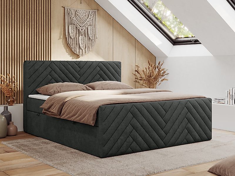 MKS MÖBEL Boxspringbett PARIS DUO (Packung, günstig online kaufen