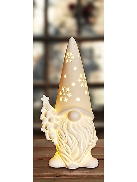 Trend Line Dekofigur TrendLine LED Zwerg 26 cm warmweiß günstig online kaufen