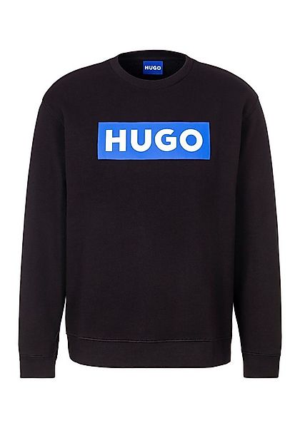 HUGO Blue Sweatshirt Classic Crew mit Frontprint, Relaxed Fit günstig online kaufen
