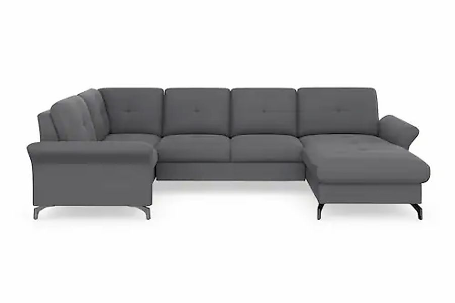 Home affaire Wohnlandschaft »Calando U-Form« wahlweise mit Bettfunktion, Be günstig online kaufen