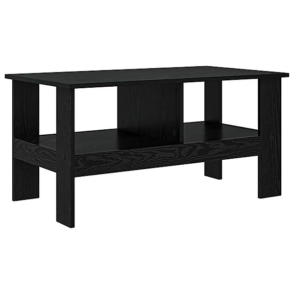 vidaXL Couchtisch Schwarz Eichen-Optik 90 x 50 x 45 cm Holzwerkstoff 800025 günstig online kaufen
