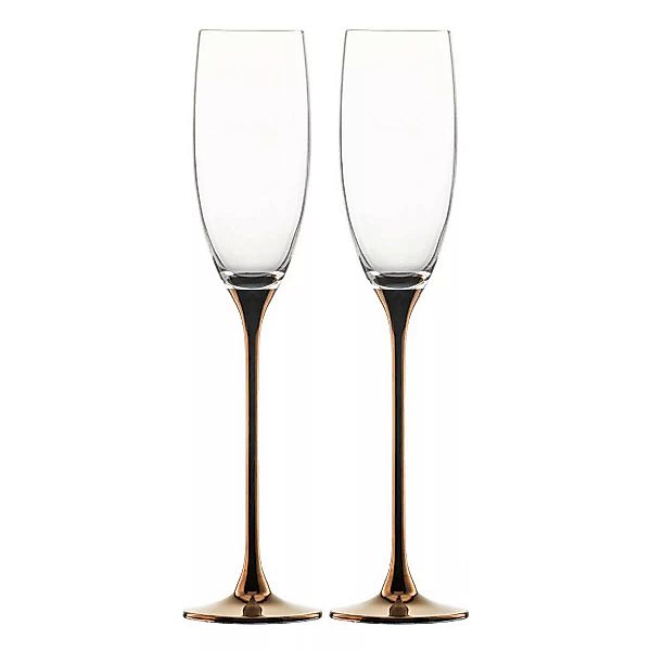 Eisch Champagner-Exklusiv - Geschenkset Sektgläser kupfer im Geschenkkarton günstig online kaufen