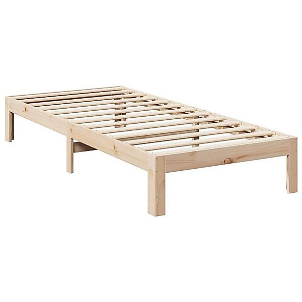 vidaXL Bett Massivholzbett ohne Matratze 90x200 Kiefernholz günstig online kaufen