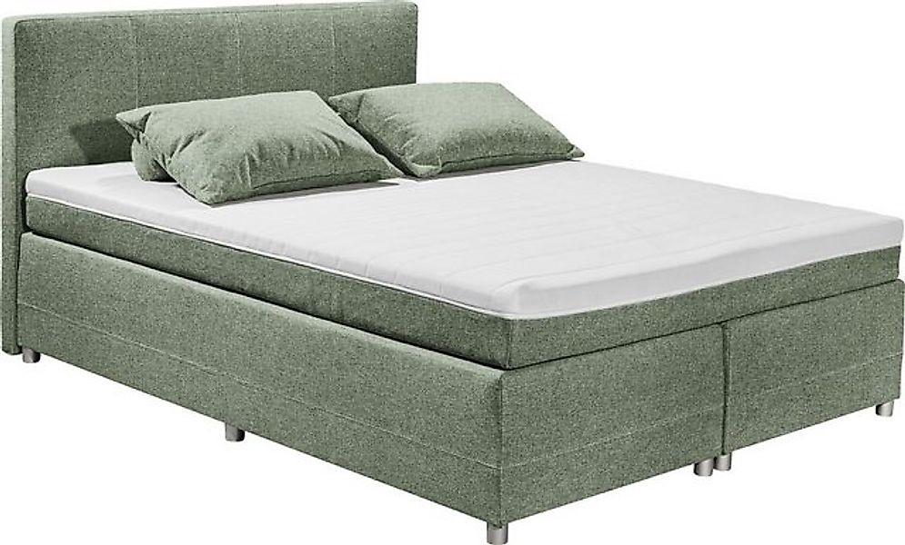ED EXCITING DESIGN Boxspringbett Luanda, wahlweise mit Matratze und Topper günstig online kaufen