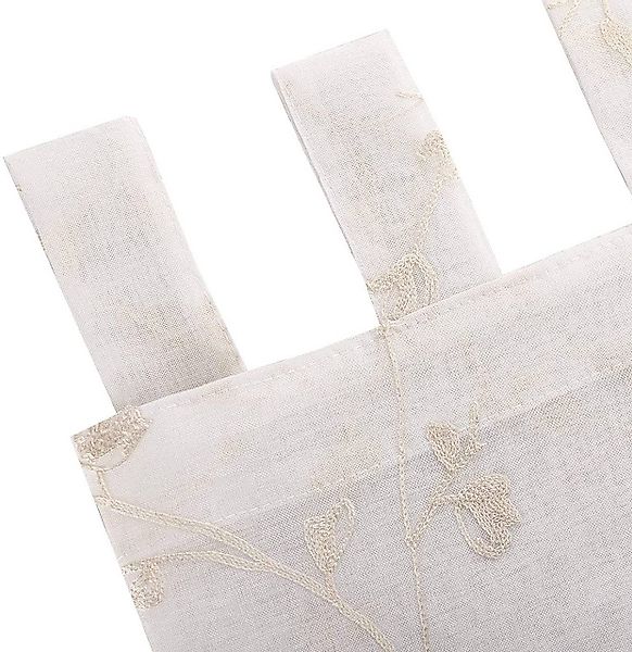 Woltu Gardine, (2 St), halbtransparent, Blumen günstig online kaufen