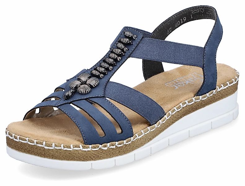 Rieker Riemchensandale, Sommerschuh, Sandalette, Keilabsatz, mit günstig online kaufen