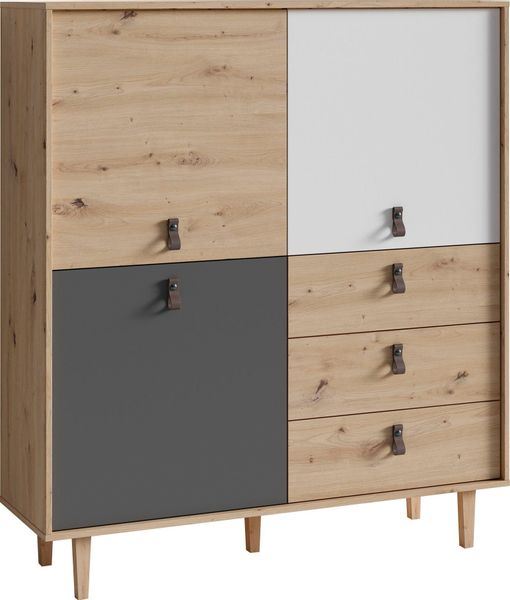 INOSIGN Highboard Bill, mit drei Schubkästen günstig online kaufen