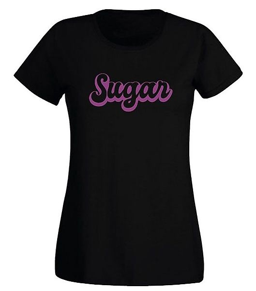 G-graphics T-Shirt Damen T-Shirt - Sugar mit trendigem Frontprint, Slim-fit günstig online kaufen