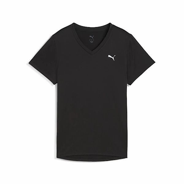 PUMA Trainingsshirt "TAD ESSENTIALS T-Shirt mit V-Ausschnitt Damen" günstig online kaufen