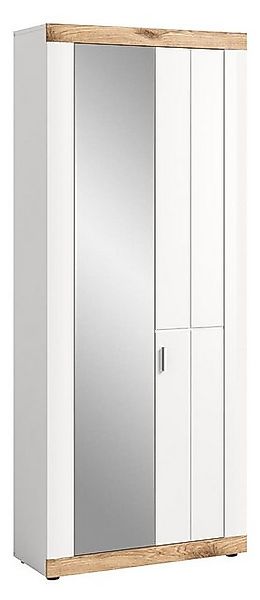 möbelvita Garderobenschrank Rio Garderobenschrank B/H/T 77x193x37 in weiß günstig online kaufen