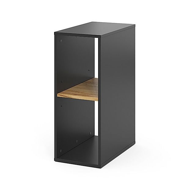Vicco PC-Schrank Tomy, Anthrazit/Goldkraft Eiche, 28.5 x 50 cm,2 Fächer (1 günstig online kaufen