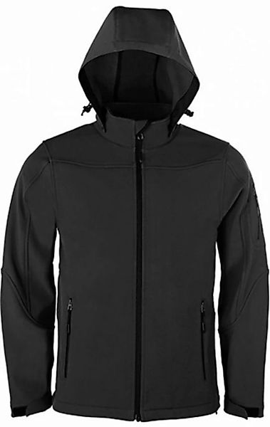 HRM Softshelljacke Herren Jacke Men´s Hooded Soft-Shell Jacket günstig online kaufen
