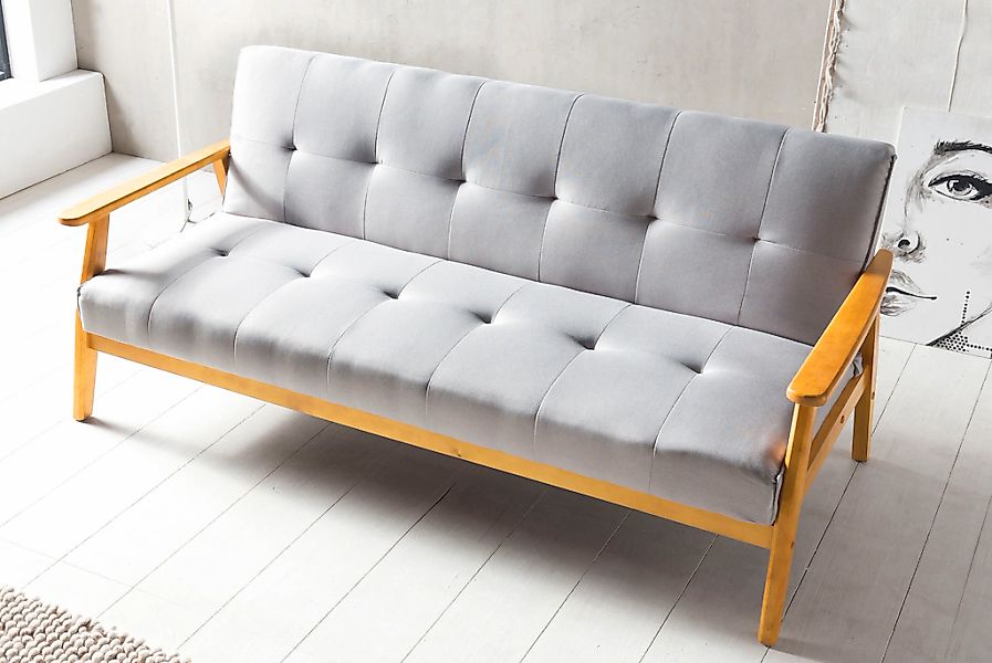 SalesFever Schlafsofa "Skagen 3-Sitzer Sofa" Holzgestell Sofa: Entspannung günstig online kaufen
