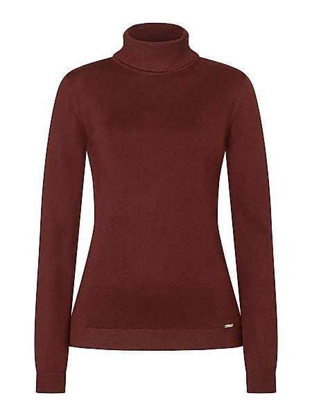 MORE&MORE Rundhalspullover figurbetonter Rollkragenpullover günstig online kaufen