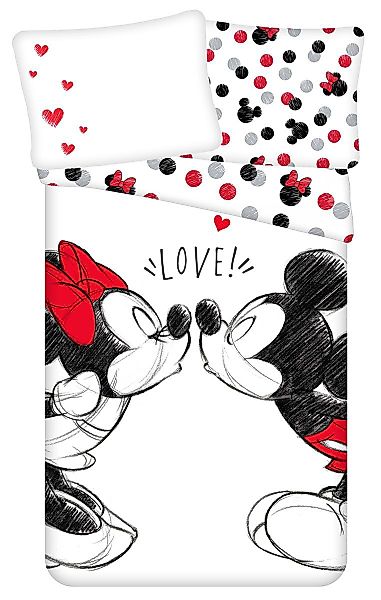 Disney Kinderbettwäsche Mickey Mouse, Renforcé, 2 günstig online kaufen