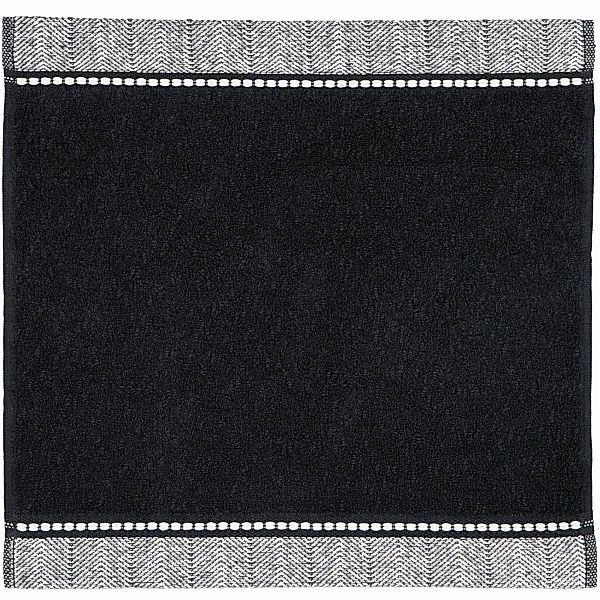 Möve Brooklyn Uni - Farbe: black - 199 (1-0669/8970) - Seiflappen 30x30 cm günstig online kaufen