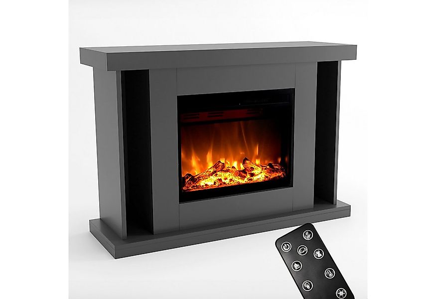GLOW FIRE Elektrokamin TARVOS LED Kamin mit Heizung, Standkamin, Elektrisch günstig online kaufen