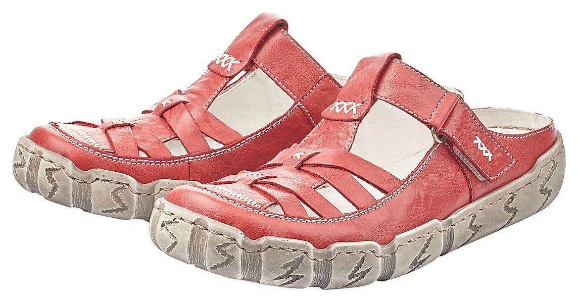 Rieker Clog Sabot, Sommerschuh, Schlappen, Hausschuh mit Ziernähten günstig online kaufen