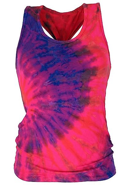 Guru-Shop T-Shirt Batik Hippie Top, Unikat Tank Top - pink Ethno Style, Hip günstig online kaufen