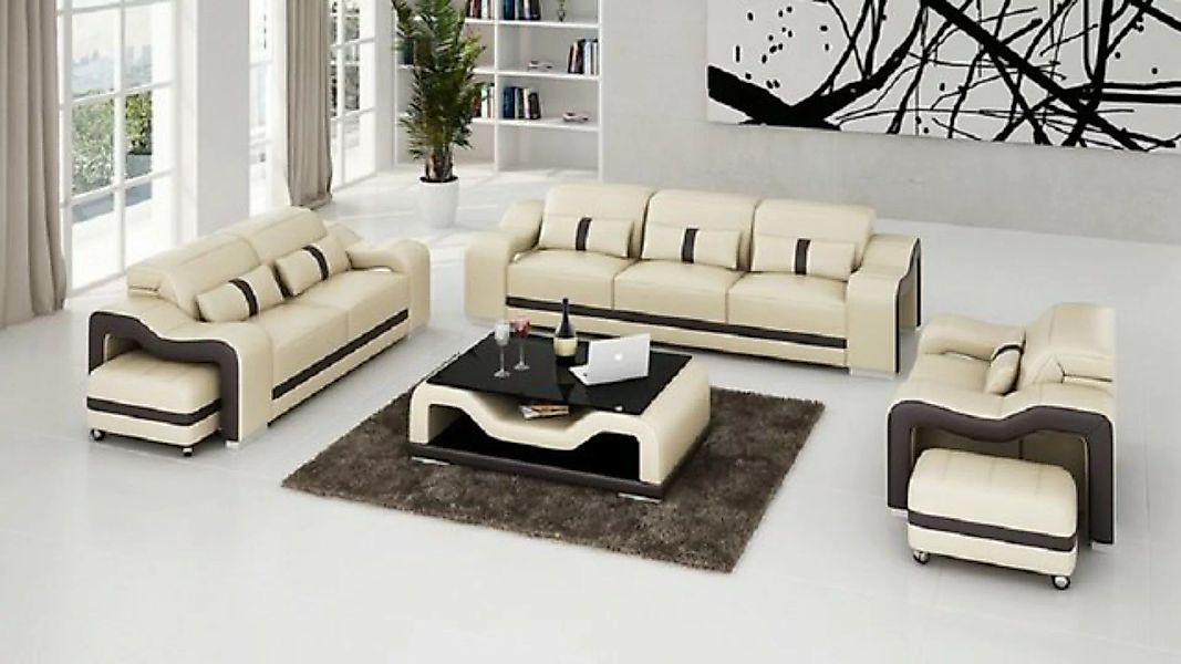 JVmoebel Sofa Moderne Sofagarnitur 3+2 Sitzer Sofa Couch Polster Couchen Le günstig online kaufen
