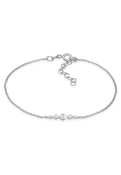 Elli Armband "Klassisch Funkelnd Zirkonia Kristalle 925 Silber" günstig online kaufen