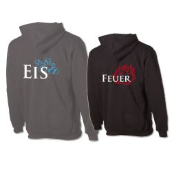 G-graphics Hoodie Eis & Feuer (Partner- günstig online kaufen