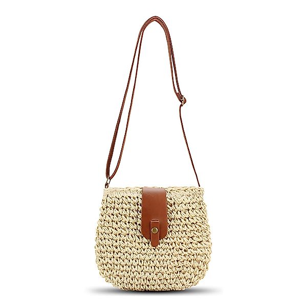Coonoor Umhängetasche Stroh-Strandtasche für Damen, kleine günstig online kaufen