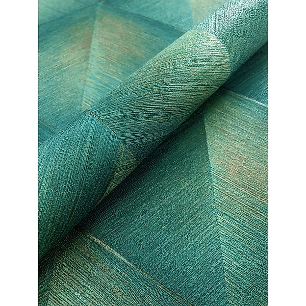 Newroom Vliestapete Talon Green 3D-Optik Modern FSC® günstig online kaufen