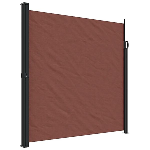 furnicato Seitenmarkise Ausziehbar Braun 200x500 cm günstig online kaufen