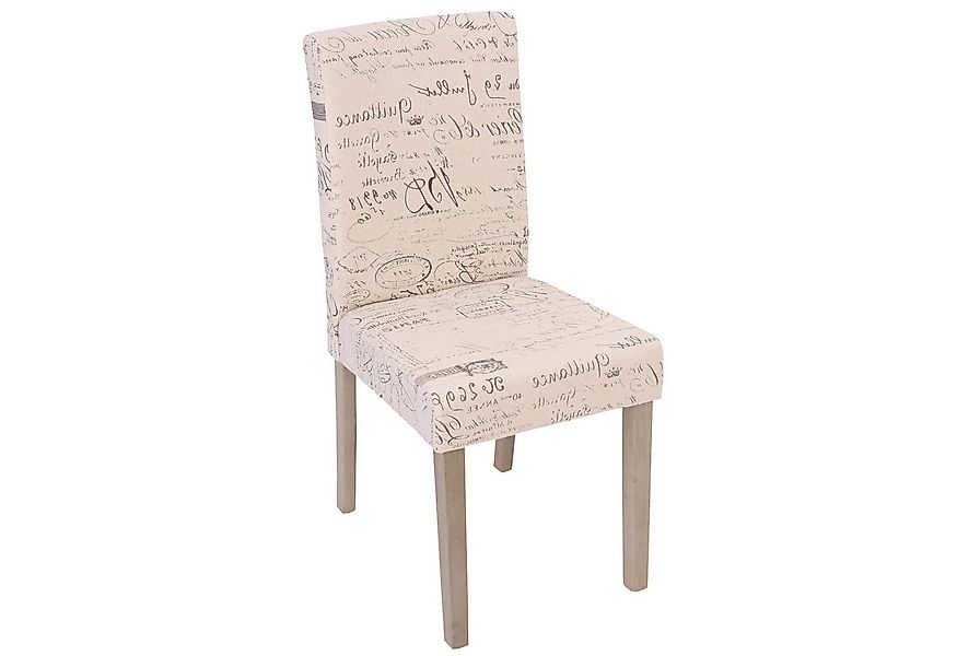 PROREGAL® Esszimmerstuhl 2x Esszimmerstuhl 90x43x56cm Textil mit Schriftzug günstig online kaufen