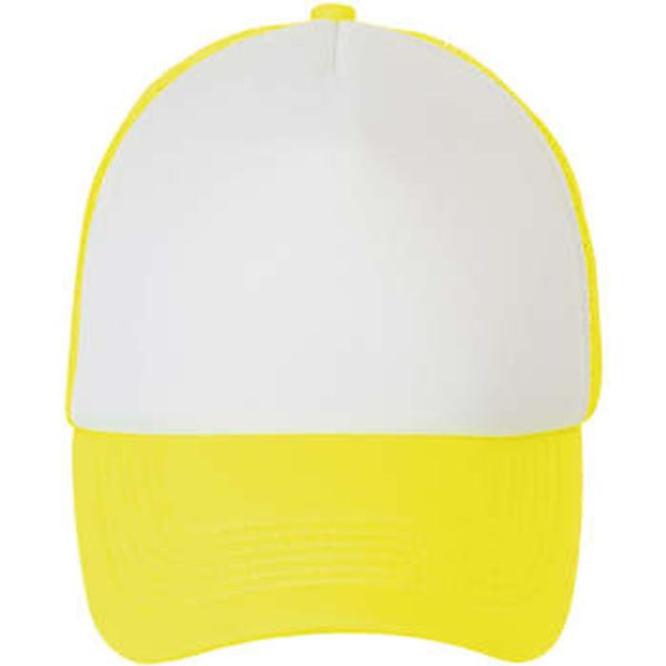 Sols  Mütze BUBBLE Blanco Amarillo Neon-GORRA DE MALLA DE 5 PANELES günstig online kaufen