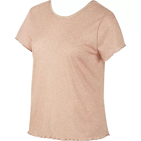 Nike Yoga Core Cn Kurzarm T-shirt L Desert Dust / Htr / Fossil Stone günstig online kaufen