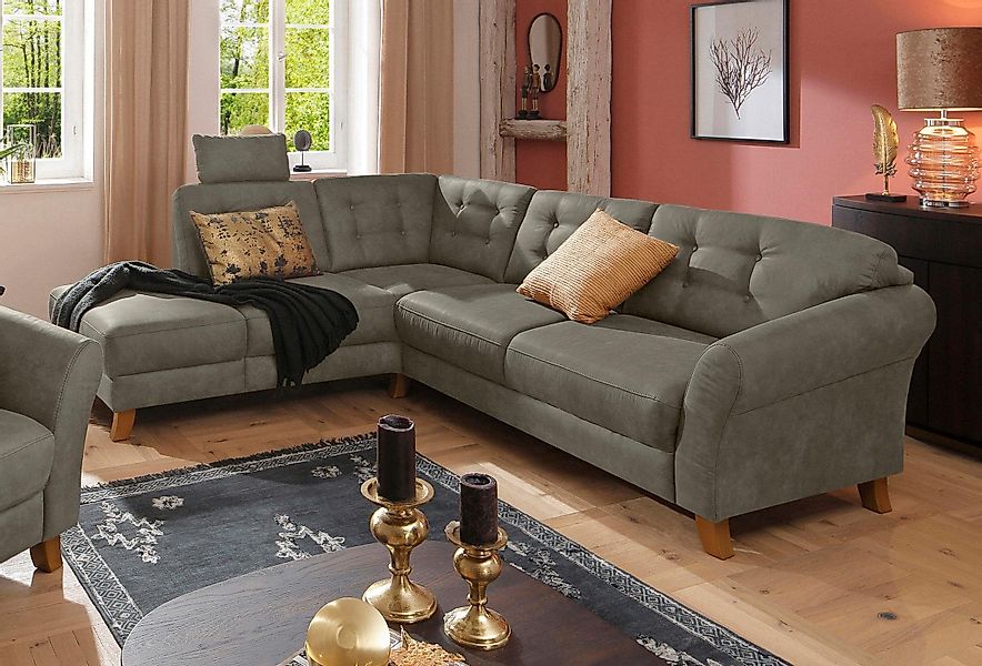 Home affaire Ecksofa Trondheim L-Form, mit günstig online kaufen