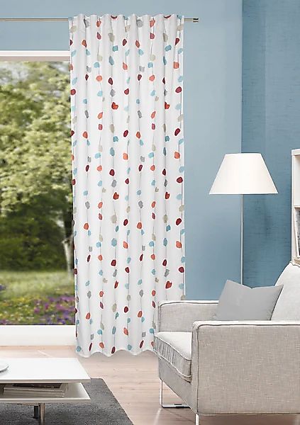 HOME WOHNIDEEN Vorhang »EFFIE« Multifunktionsband 1 Stk. tlg. Kombibandscha günstig online kaufen