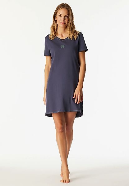 Schiesser Nachthemd "Casual Essentials", mit Statement-Print, Baumwolle, ku günstig online kaufen